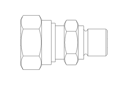 Raccord de tube L 8 G1/8" St-Zn DIN2353