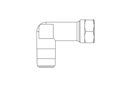 Raccord de tube LL 4 M8x1 St-Zn gelbchr.