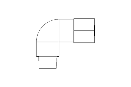 Winkelverschraubung L 6 R1/8" A4 DIN2353