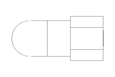 Threaded elbow connector L 6 R1/8" A4