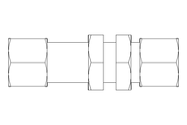 隔板螺栓紧固装置 L 10/10 1.4571 DIN2353