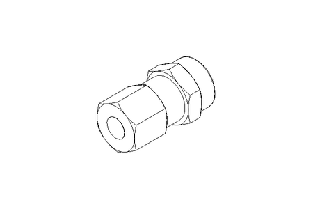 Tê com rosca e anilha L 8 G1/4" 1.4571