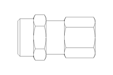 Raccord de branchement L 8 G1/4" 1.4571