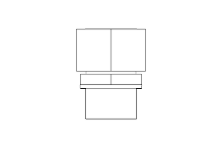 Connecting piece L 22 G3/4" St-Zn