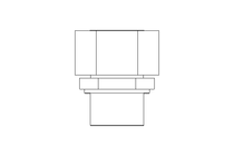 Connecting piece L 22 G3/4" St-Zn