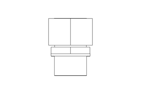 Manchon fileté L 22 G3/4" St-Zn DIN3865