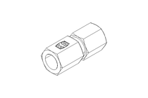 SCREW CONNECTOR  GAI 6-L ST/ZN