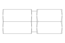 Raccordo a vite femmina L 6 M10x1 St-Zn