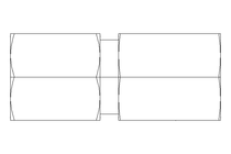 Raccordo a vite femmina L 6 M10x1 St-Zn