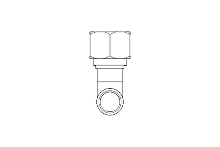 Raccordo a vite per tubo LL 6 M8x1 St-Zn