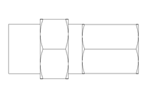 Threaded connector L 6 G1/4"