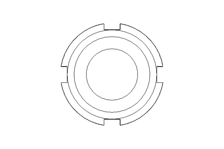 Nutmutter F DN10 1.4301 DIN11851