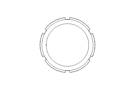 Tuerca ranurada F DN100 1.4301 DIN11851