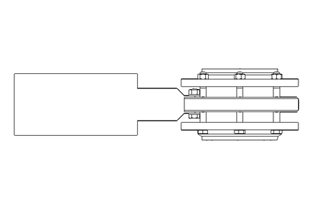 Scheibenventil DN100 pneumatisch