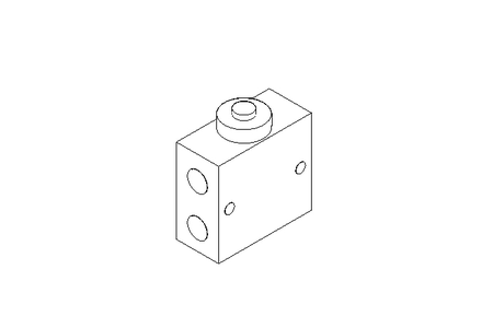 3/2-Wegeventil 1/4 mechanisch