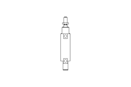 Doppelt wirkender Zylinder D25 Hub25