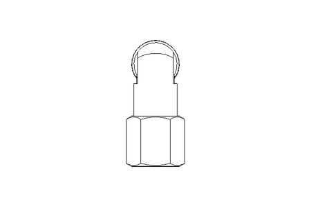 Raccordo a gomito 8 R1/4" Niro