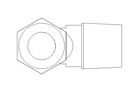 Raccordo a gomito 8 R1/4" Niro