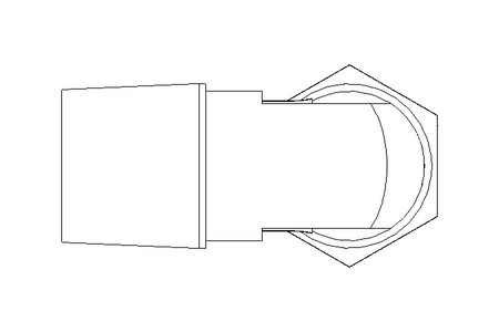 Threaded elbow connector 8 R1/4"