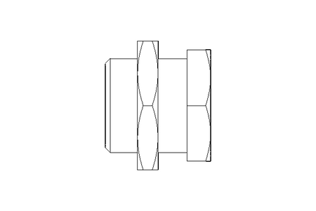 Raccord passe-cloison G1/8" Ms-Ni