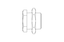 Schottverschraubung G1/8" Ms-Ni