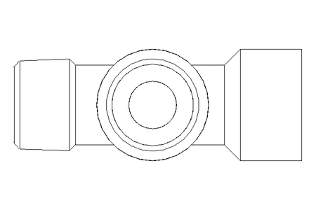 TEE CONNECTOR    2070  3/8-3/8