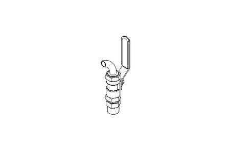 Ball valve ZG 1/2" 1.4408