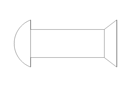 Senkniet DIN 661 3x14 Al