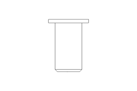 Inserto filettato cieco M4x6x11 ST