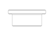 Plain bearing bush V 16x22x28x12x3