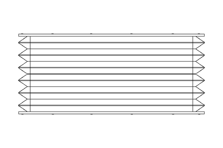 Fuelle rectangular L=810 LA= BA=