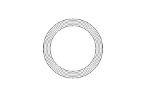 Wiper ring AM 35x45x10 NBR