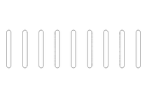 Pressure spring D1=2.82 D2=2.18 L=10 4N