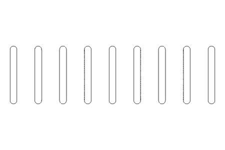 Mola de pressão D1=2,82 D2=2,18 L=10 4N