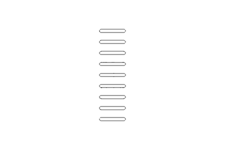 Pressure spring D1=2.82 D2=2.18 L=10 4N