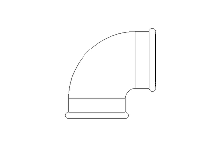 Winkel A1 1/2"-TG/ZN DIN EN 10242