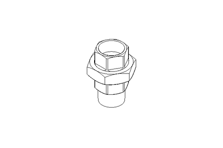 Verschraubung U2 R1"&Rp1" GJM-Zn-Zn