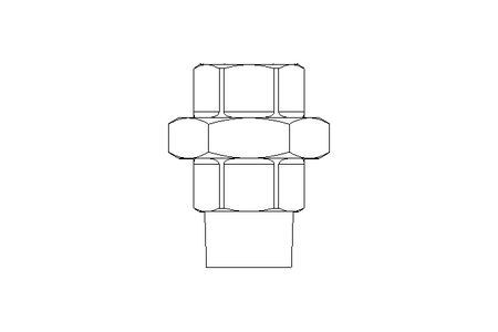 Verschraubung U2 R1"&Rp1" GJM-Zn-Zn