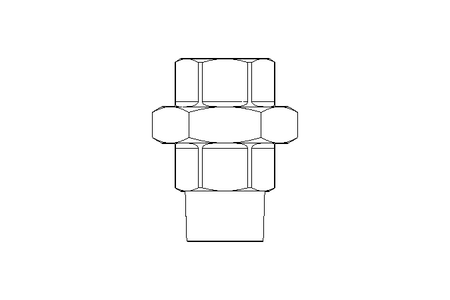 Verschraubung U2 R1"&Rp1" GJM-Zn-Zn