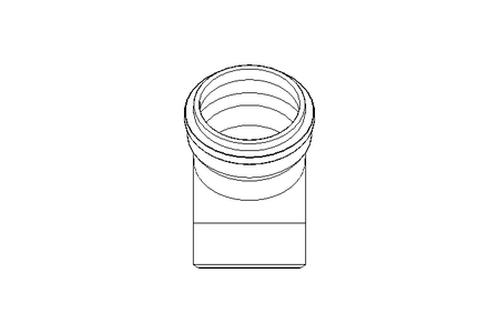 Bogen 45 Grad NW100 HTB 10505