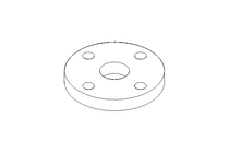 Flange DN25 PN40 A2 DIN EN 1092-1