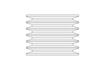 PULEGGIA A GOLA TRAPEZOIDALE