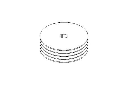 POLEA PARA CORREA TRAPEZOIDAL