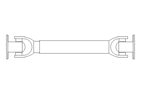 Gelenkwelle D=58 L1=310 L2=390