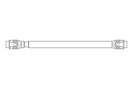 Cardan D=32 L1=600 L2=680