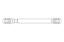 Gelenkwelle D=32 L1=450 L2=510