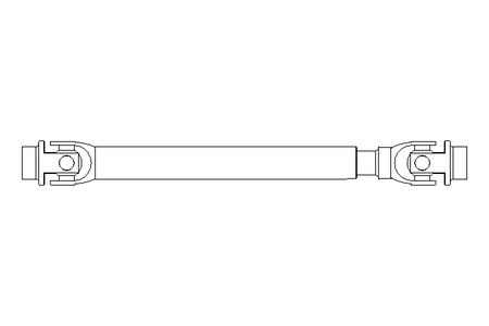 Universal joint shaft D=32 L1=450 L2=510