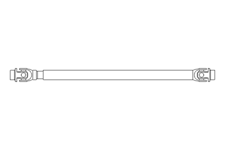 Eje articulado D=32 L1=695 L2=755