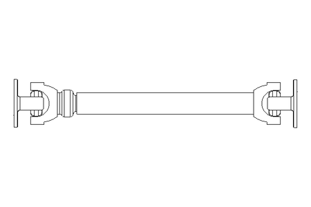 Gelenkwelle D=90 L1=535 L2=780