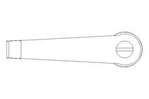 Klemmhebel M16x60 Gr.5 verstellbar